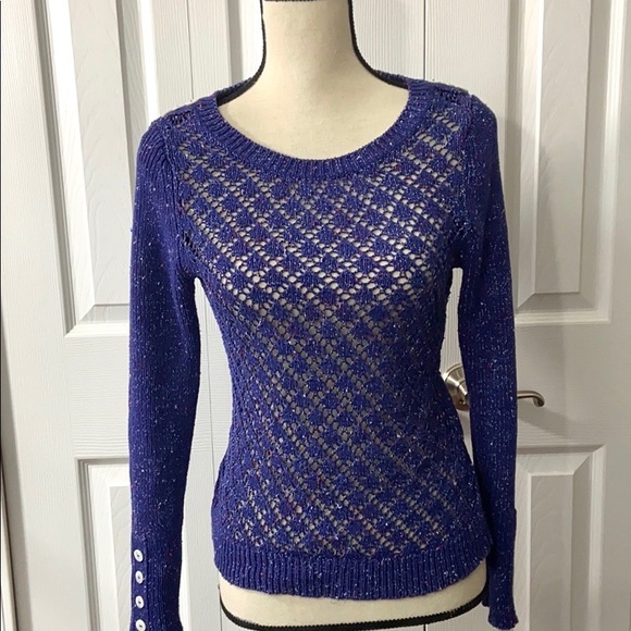 ModCloth Speckled Open Knit Sweater - Picture 2 of 8